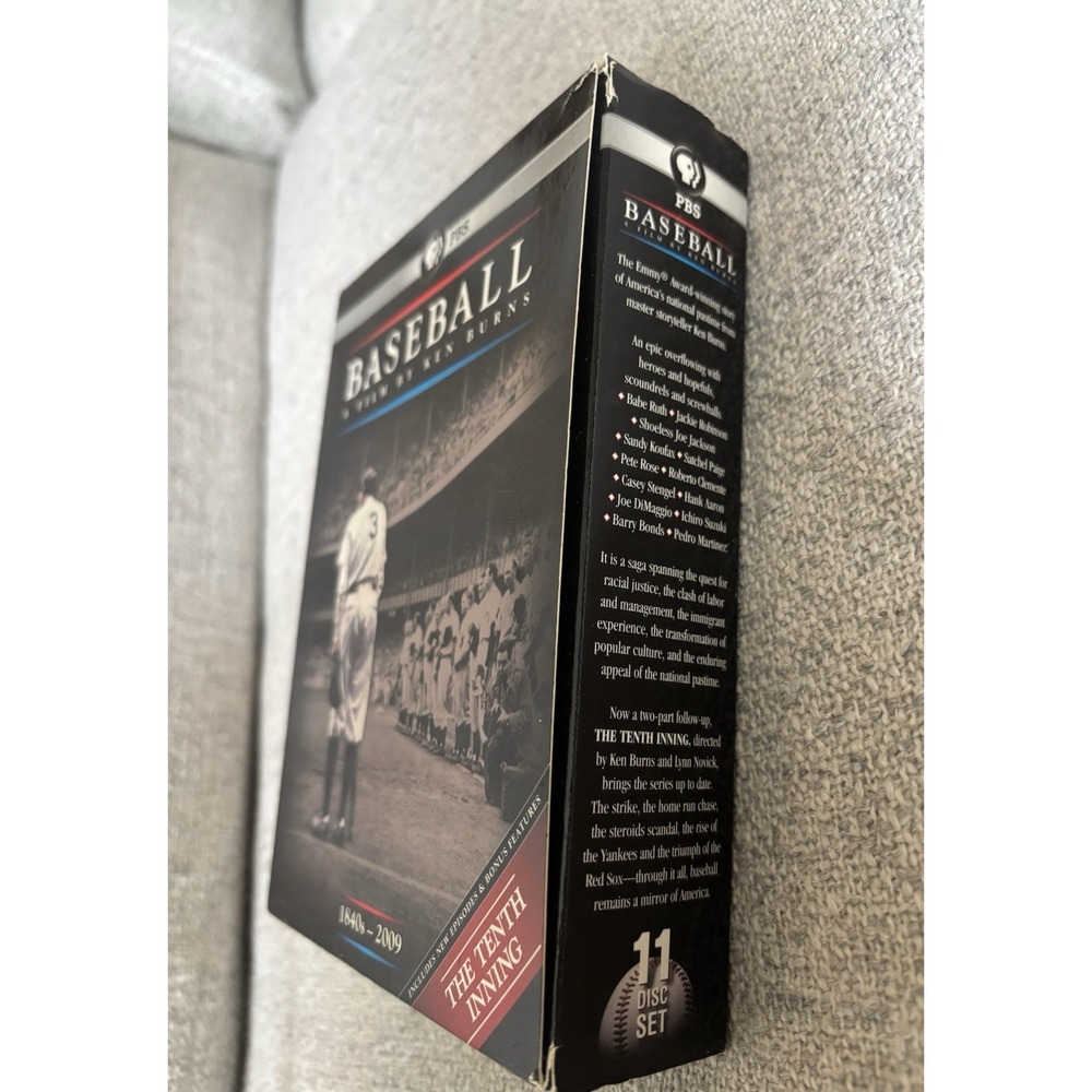 Baseball: A Film by Ken Burns Includes 10th Inning DVD Set 11 Discs PBS Films - Picture 4 of 13